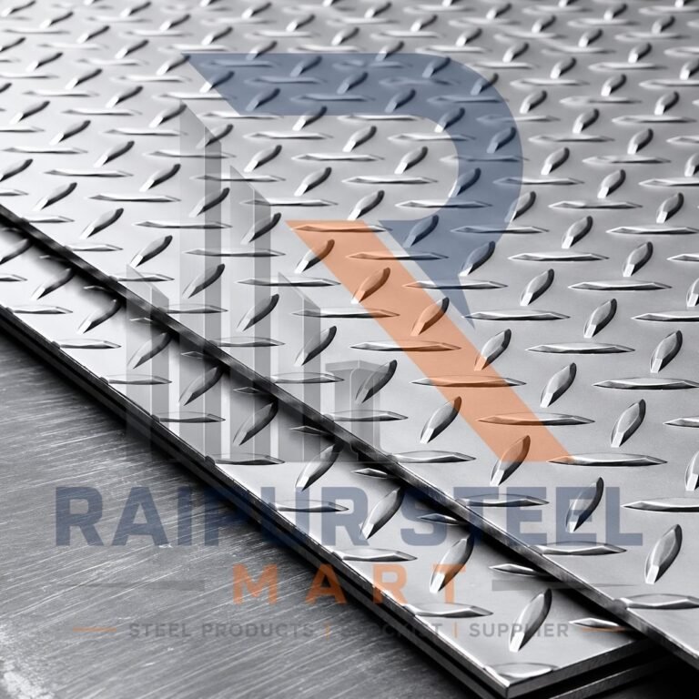 Chequered Plates supplied by Raipur Steel Mart