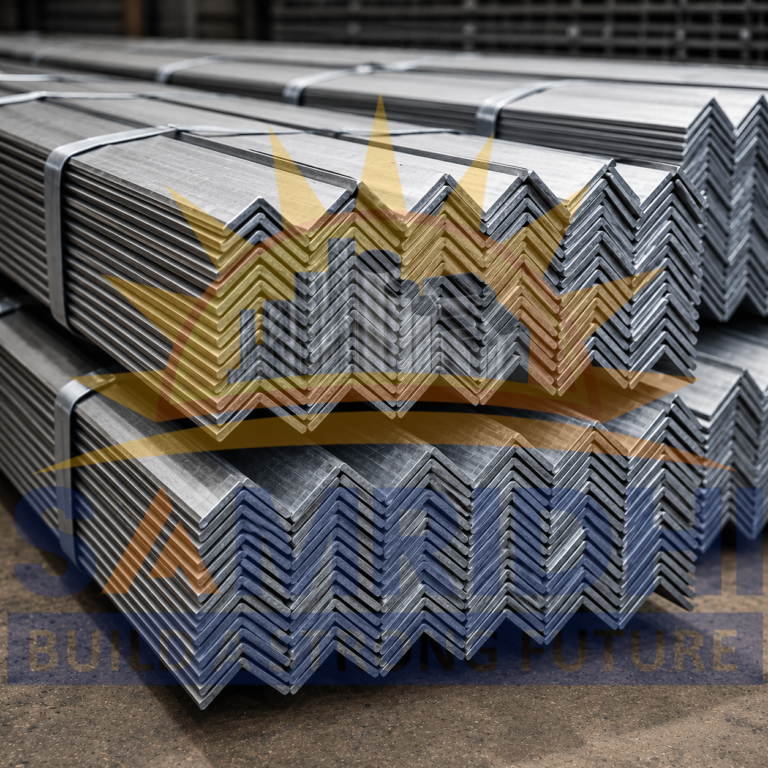 MS angles supplied by Samridhi Steel
