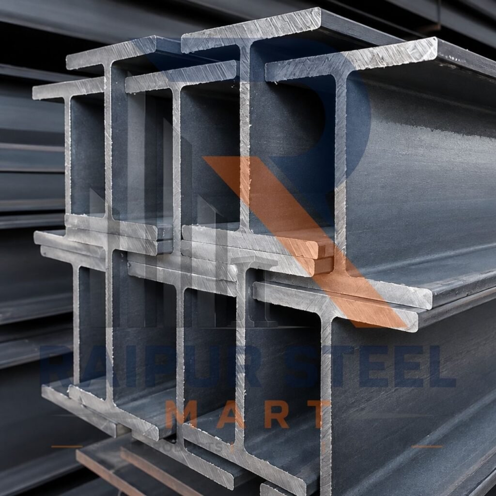 MS Beams supplied by Raipur Steel Mart