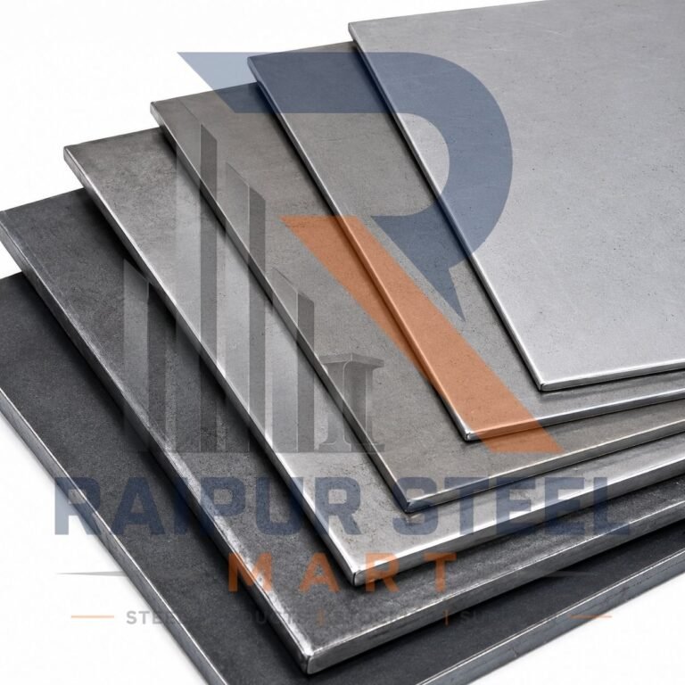 MS Plates supplied by Raipur Steel Mart