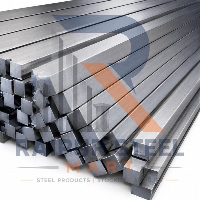 MS Square Bars supplied by Raipur Steel Mart