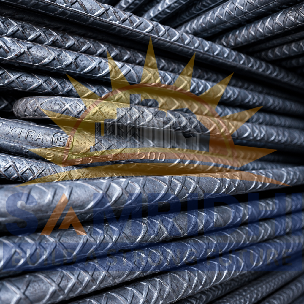 TMT bars supplied by Samridhi Steel